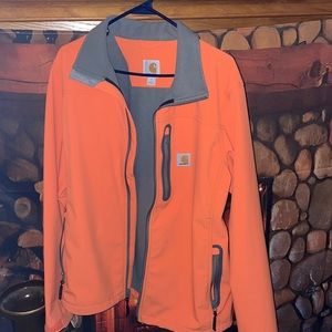 Mens Carhartt Medium in orange jacket